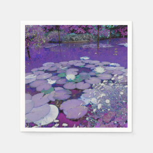 Purple Lake Dreaming Napkin