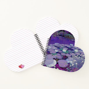 Purple Lake Dreaming Notebook