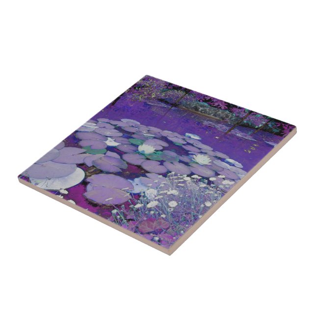 Purple Lake Dreaming Tile (Side)