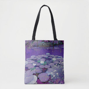 Purple Lake Dreaming Tote Bag
