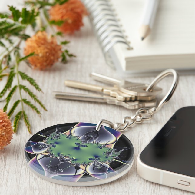 Purple Lamp Key Ring (Front Right)