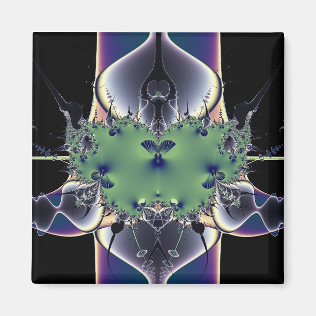 Purple Lamp Magnet (Front)