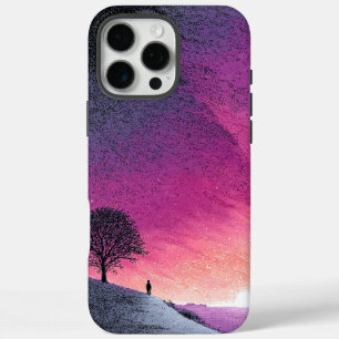 Purple Landscape iPhone 16 Pro Max Case