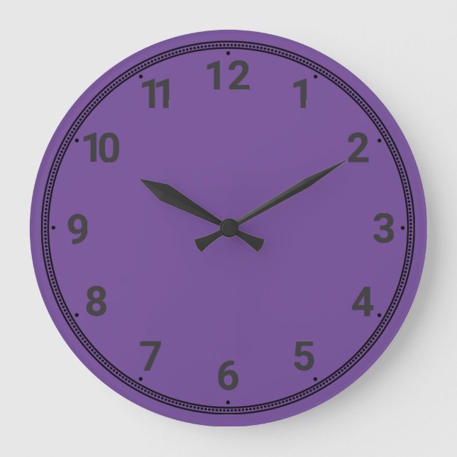 Purple Large Clock (Front)