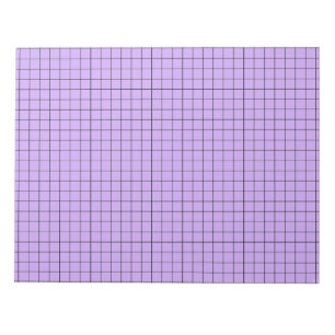 Purple Large Graph Paper Notepad