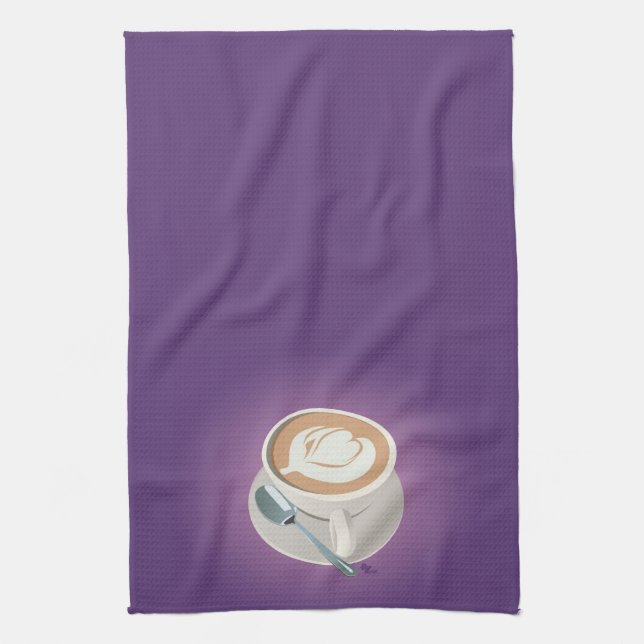 Purple Latte Towel (Vertical)