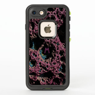 Purple Lava 3D Fractal Monogram Case 3