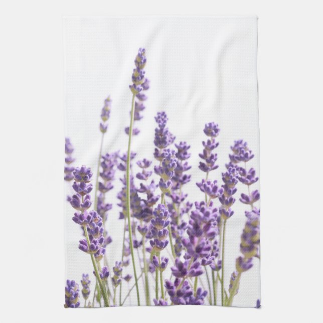 Purple Lavender #1 #decor #art Tea Towel (Vertical)