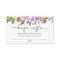Purple lavender baby shower diaper raffle cards
