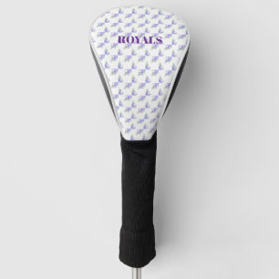 Purple Lavender Floral Botanical All-In-One Foil W Golf Head Cover