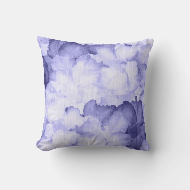 Purple lavender floral cushion pillow home decor (Front)