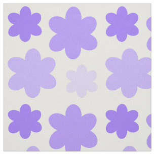 Purple Lavender Floral Flower Fabric