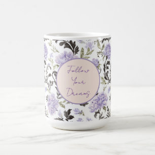 Purple Lavender Flowers Coffee Mug