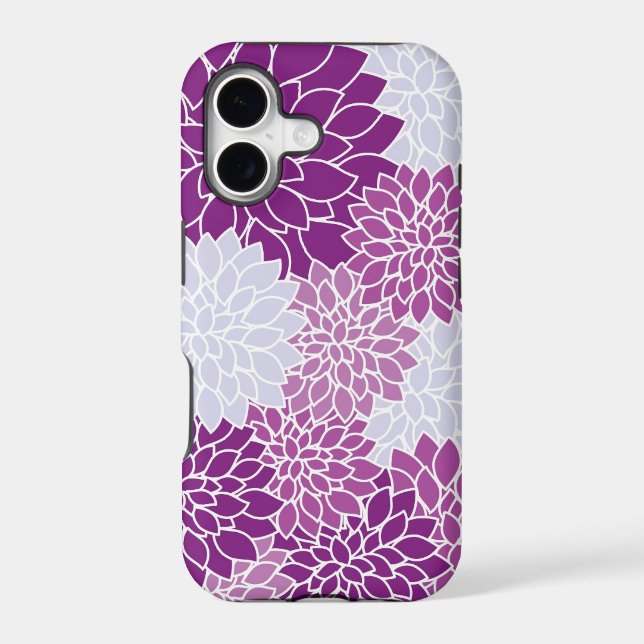 Purple Lavender Flowers Pattern (Back)