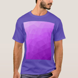 Purple lavender gradient geometric mesh pattern T-Shirt