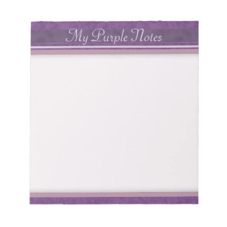 Purple Lavender Mauve Notepad