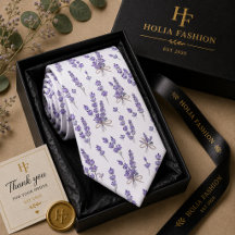 Purple Lavender Neck Tie