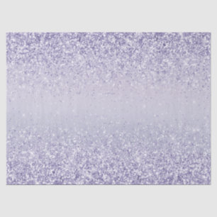 Purple Lavender Ombre Glitter Sparkle Tissue Paper