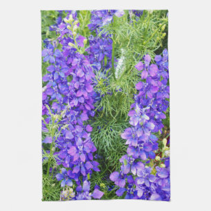 Purple Lavender Sprigs, Tea Towel