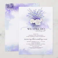 Purple Lavenders "We Still Do" Wedding Anniversary