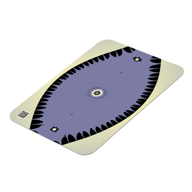 Purple Leaf Magnet (Left Side)