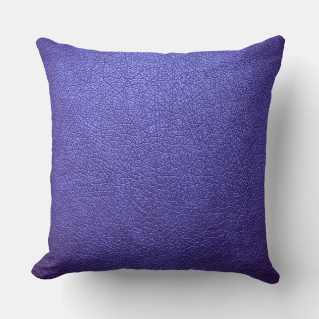 Purple Leather Cushion (Front)