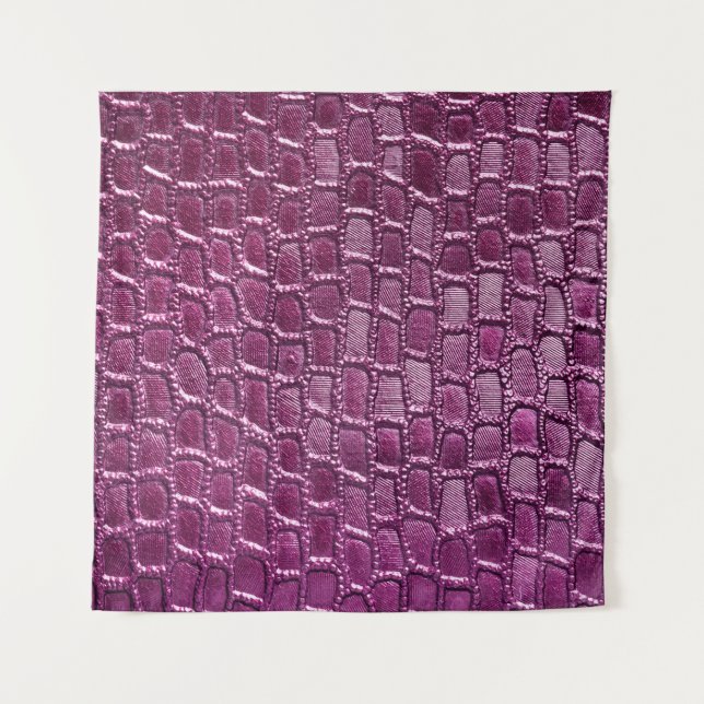 Purple leather texture tapestry (Front)