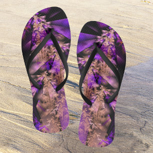 purple leaves thongs