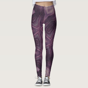 Purple Leggings Yoga Pants