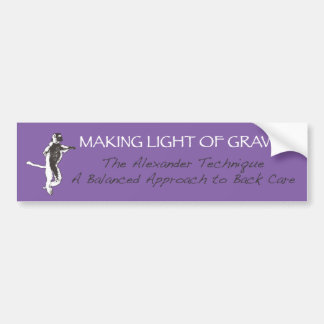 Purple Lemur Bumper Sticker