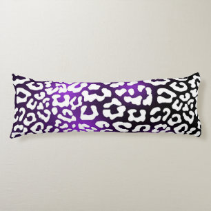 Purple Leopard Print Body Cushion