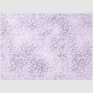 Purple Leopard Print Tissue Paper