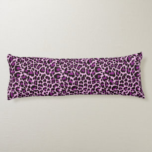 Purple Leopard Skin Print Body Cushion