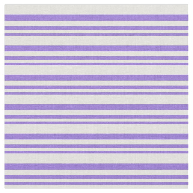 Purple & Light Cyan Lined Pattern Fabric (Close Up)