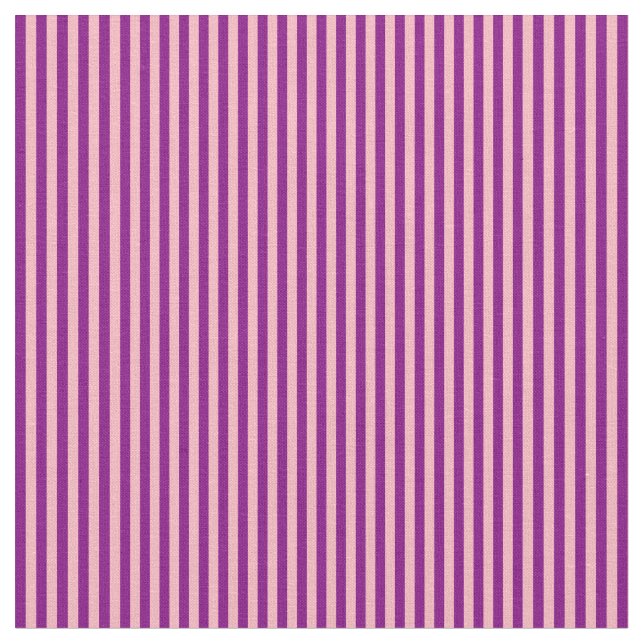 Purple & Light Pink Coloured Lines Fabric (Close Up)