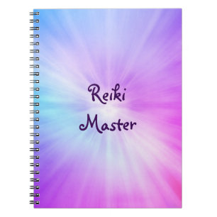 Purple light Reiki Master design Notebook