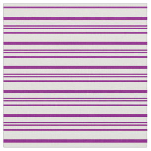 Purple & Light Yellow Coloured Stripes Fabric