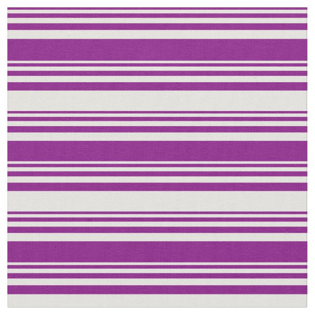 Purple & Light Yellow Lines Fabric (Close Up)