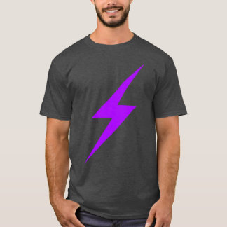 Purple Lightning Bolt Of Anarcha-Feminism T-Shirt