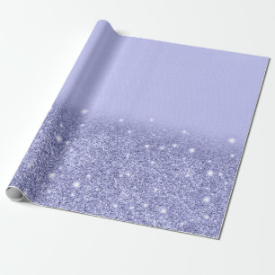 purple lilac colour glitter sparkling wrapping paper