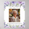 Purple Lilac Floral Picture Photo Funeral Memorial