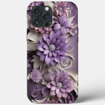 Purple Lilac flowers 3d 