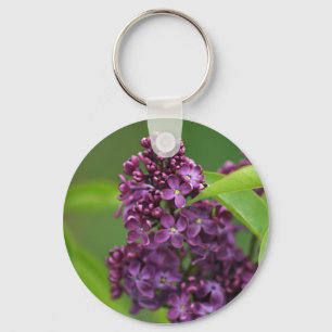 Purple Lilac Keychain