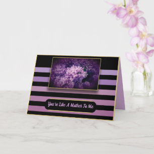 Purple Lilac Mother's Day Greeting Card