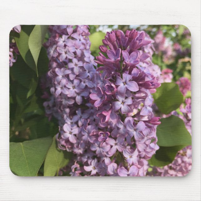 Purple Lilac Mouse Pad (Front)