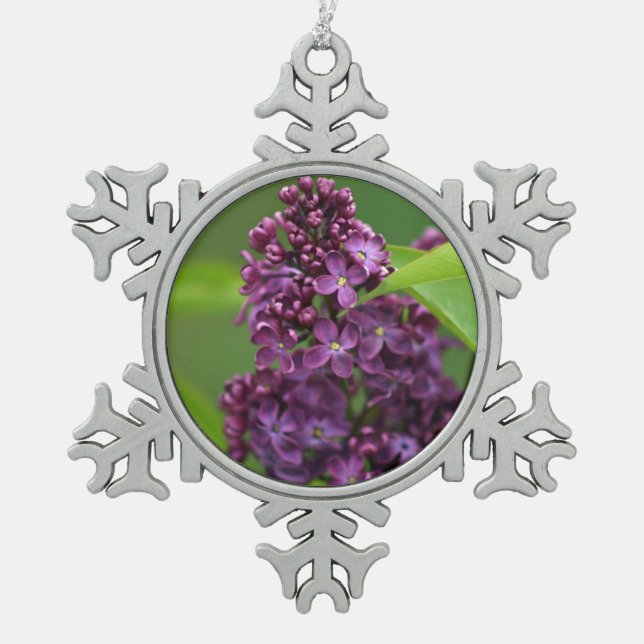 Purple Lilac Ornament (Front)