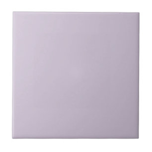 Purple Lilac Solid Colour Elegant Minimalist Ceramic Tile