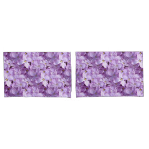 Purple Lilacs Flowers Design Bedroom Pillowcases
