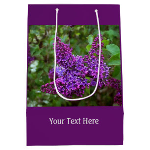 Purple Lilacs on a Spring Day Medium Gift Bag