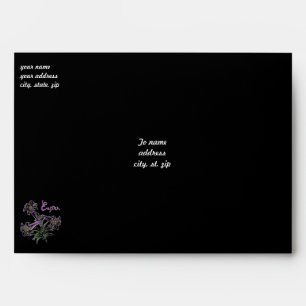 Purple Lily Envelope- Envelope